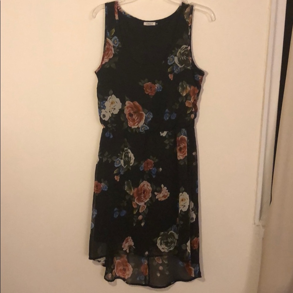 ONLY floral high low dress 42